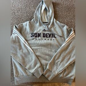 Adidas Heather Gray Hoodie